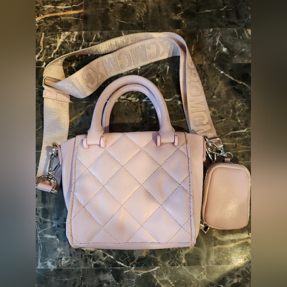 Steve Madden pink quilted mini purse - Picture 2 of 5